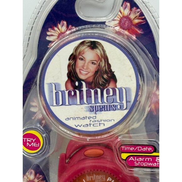 2000 Britney Spears C Watch Rocks Animated Fashion Watch NOS Sealed HTF main image 5